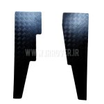ورق آجدار مشکی روی گلگیر لندرور و پاژن CNC